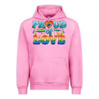 Fuchsia Pink Lgbtq Proud Of Love Urban Hoodie - BundleAndBundleShop