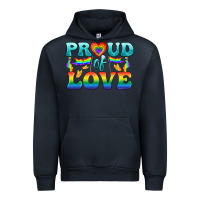 Navy Lgbtq Proud Of Love Urban Hoodie - BundleAndBundleShop