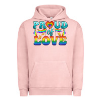 Pigment Salmon Lgbtq Proud Of Love Urban Hoodie - BundleAndBundleShop
