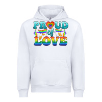 White Lgbtq Proud Of Love Urban Hoodie - BundleAndBundleShop