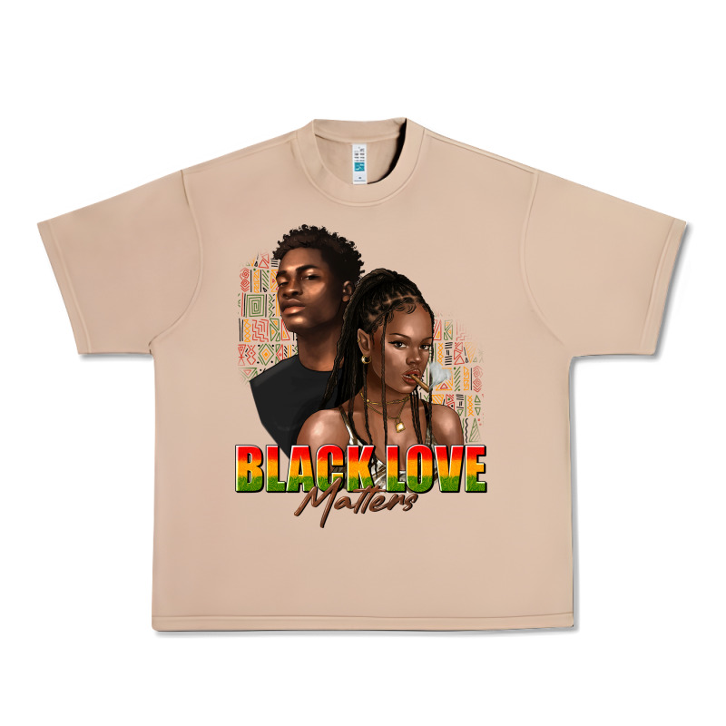 Afro Black Love Matters Urban Heavy Tee by texasbilliewilder | Teevron