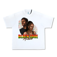 White afro black love matters Urban Heavy Tee - texasbilliewilder
