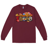 Burgundy transportation squad Long Sleeve Tee - texasbilliewilder