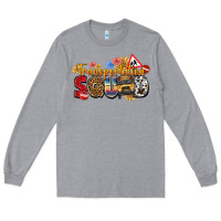 Heather Grey transportation squad Long Sleeve Tee - texasbilliewilder