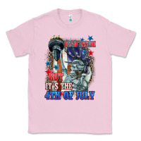 Bubblegum Pink Dead inside but it's the 4th of July Classic Tee - CowGirlArtShop