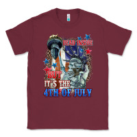 Burgundy Dead inside but it's the 4th of July Classic Tee - CowGirlArtShop