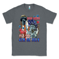 Charcoal Heather Dead inside but it's the 4th of July Classic Tee - CowGirlArtShop