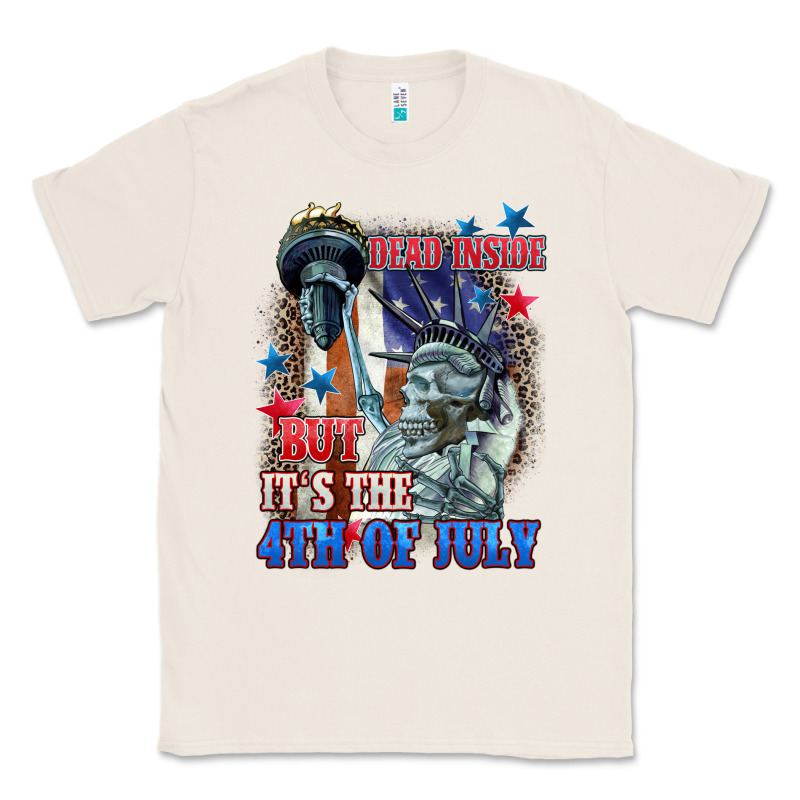 Dead Inside But It's The 4th Of July Classic Tee by CowGirlArtShop | Teevron