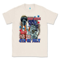 Natural Dead inside but it's the 4th of July Classic Tee - CowGirlArtShop