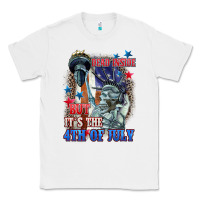 White Dead inside but it's the 4th of July Classic Tee - CowGirlArtShop
