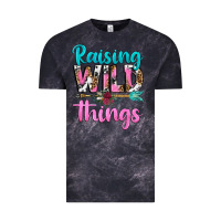 Cloud Black raising wild things Vintage Tee - texasbilliewilder