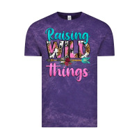 Cloud Purple raising wild things Vintage Tee - texasbilliewilder