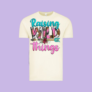 Raising Wild Things Vintage Tee Designed By Texasbilliewilder