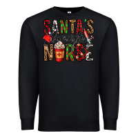 Black santa's favorite nurse Premium Sweatshirt - Jasminsmagicworld