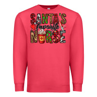 Cardinal santa's favorite nurse Premium Sweatshirt - Jasminsmagicworld