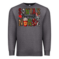 Charcoal Heather santa's favorite nurse Premium Sweatshirt - Jasminsmagicworld