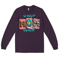 Plum senior mom squad Long Sleeve Tee - Zillion Design Studio