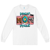 White senior mom squad Long Sleeve Tee - Zillion Design Studio