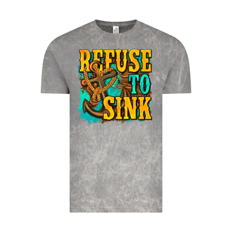 Refuse To Sink Western Vintage Tee by texasbilliewilder | Teevron