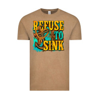 Vintage Coffee refuse to sink western Vintage Tee - texasbilliewilder