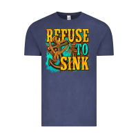 Vintage Denim refuse to sink western Vintage Tee - texasbilliewilder