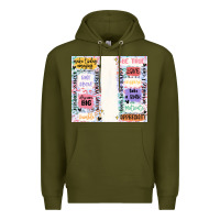 Army Green positive affirmation Premium Hoodie - MaliasSmallBusiness