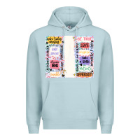 Blue Mist positive affirmation Premium Hoodie - MaliasSmallBusiness