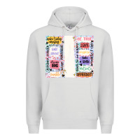 Dove Grey positive affirmation Premium Hoodie - MaliasSmallBusiness