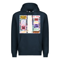 Navy positive affirmation Premium Hoodie - MaliasSmallBusiness