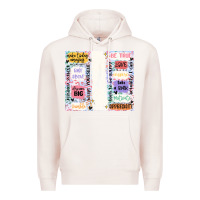Pale Pink positive affirmation Premium Hoodie - MaliasSmallBusiness