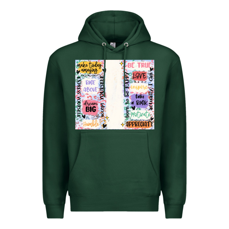 Positive Affirmation Premium Hoodie by MaliasSmallBusiness | Teevron