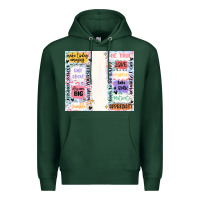 Sports Green positive affirmation Premium Hoodie - MaliasSmallBusiness