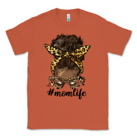 Copper afro messy bun mom life Classic Tee - HRA Design Shop