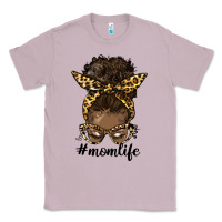 Lilac afro messy bun mom life Classic Tee - HRA Design Shop