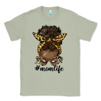 Matcha afro messy bun mom life Classic Tee - HRA Design Shop