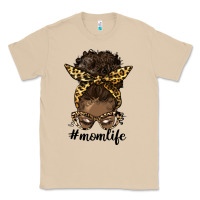 Mushroom afro messy bun mom life Classic Tee - HRA Design Shop