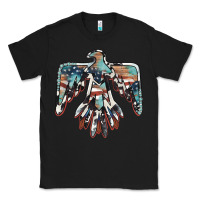 Black American flag thunderbird Classic Tee - BarkalooDesign