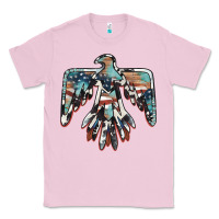 Bubblegum Pink American flag thunderbird Classic Tee - BarkalooDesign