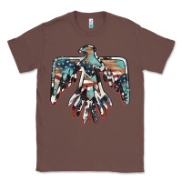 Chestnut American flag thunderbird Classic Tee - BarkalooDesign