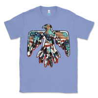 Colony Blue American flag thunderbird Classic Tee - BarkalooDesign