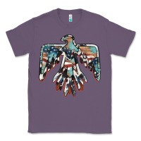 Lavender American flag thunderbird Classic Tee - BarkalooDesign