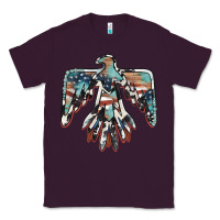 Plum American flag thunderbird Classic Tee - BarkalooDesign
