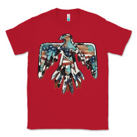 Red American flag thunderbird Classic Tee - BarkalooDesign