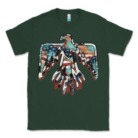 Sports Green American flag thunderbird Classic Tee - BarkalooDesign