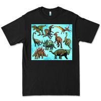 Black dinosaurs tumbler Premium Tee - Artiststas