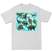 Dove Grey dinosaurs tumbler Premium Tee - Artiststas