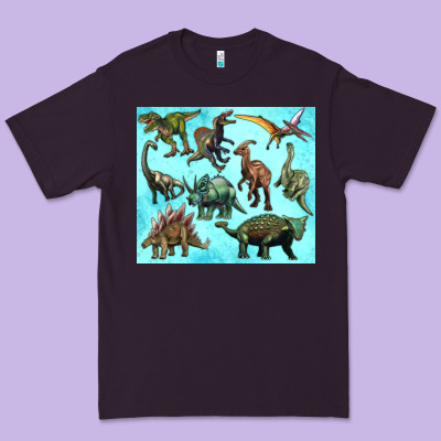 Dinosaurs Tumbler Premium Tee Designed By Artiststas