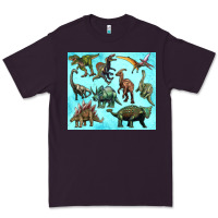 Plum dinosaurs tumbler Premium Tee - Artiststas