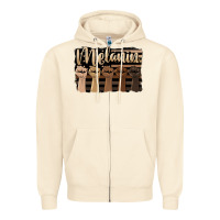 Sandshell melanin american flag Zipper Hoodie - HRA Design Shop
