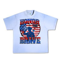 Grape Ice honor the brave Urban Heavy Tee - Zillion Design Studio